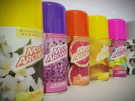 fabrica de aerosoles Max aroma exclusivo revendedores y