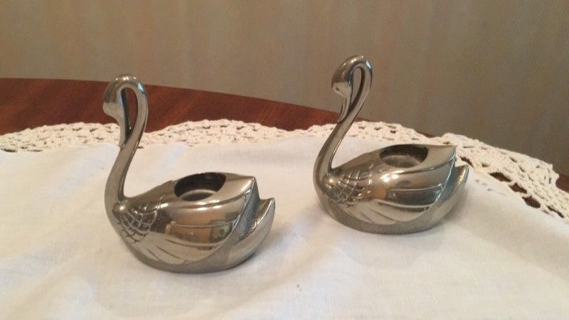 2 Candelabros Cisne