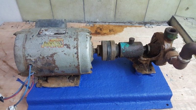 BOMBA PELTON CON MOTOR MOTORMECH  RPM MONOFASICO