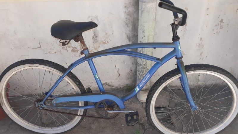 Bicicleta playera ZINONI, rodado 24, llantas de aluminio,