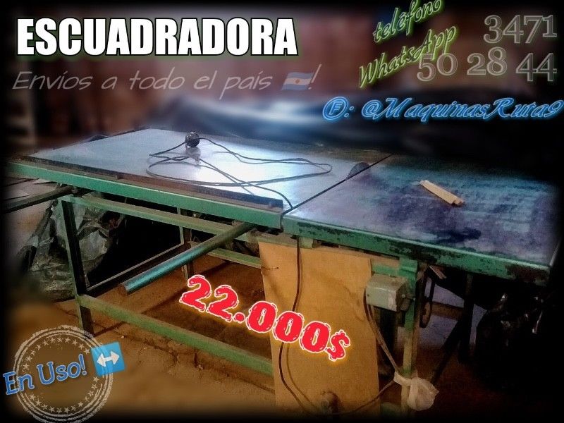 ESCUADRADORA (carpintería - máquina)