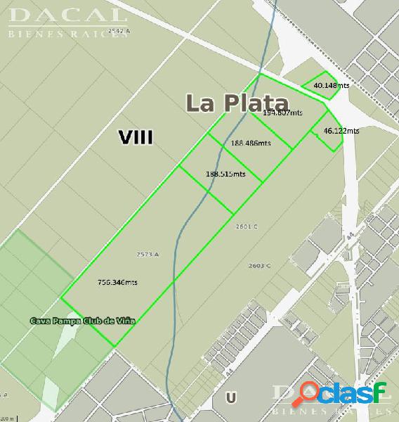 Fraccion en Venta La Plata Av 44 y Ruta 2