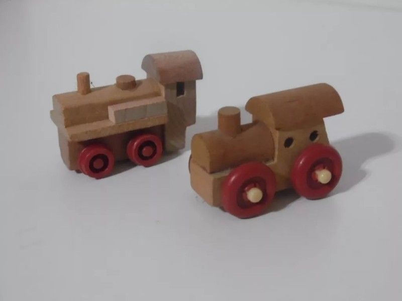 Kinder Sorpresa Trenes De Madera