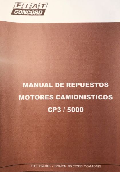 Manual de repuestos motor Fiat cp