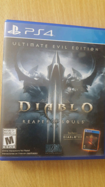 Diablo III ps4 impecable