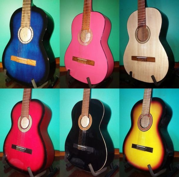 GUITARRAS CRIOLLAS NUEVAS CALIBRADAS.- TARJETAS!!! $