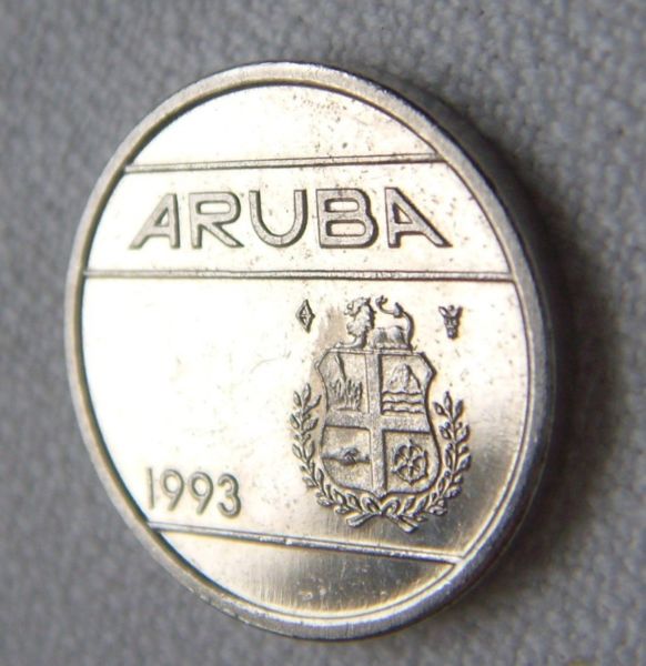 Moneda De Aruba -  (cinco) Centavos De Florín