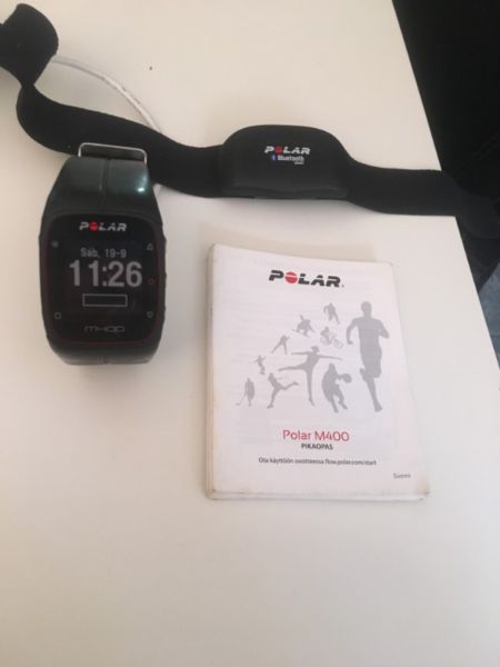 reloj polar m400 con gps y banda cardiaca impecable
