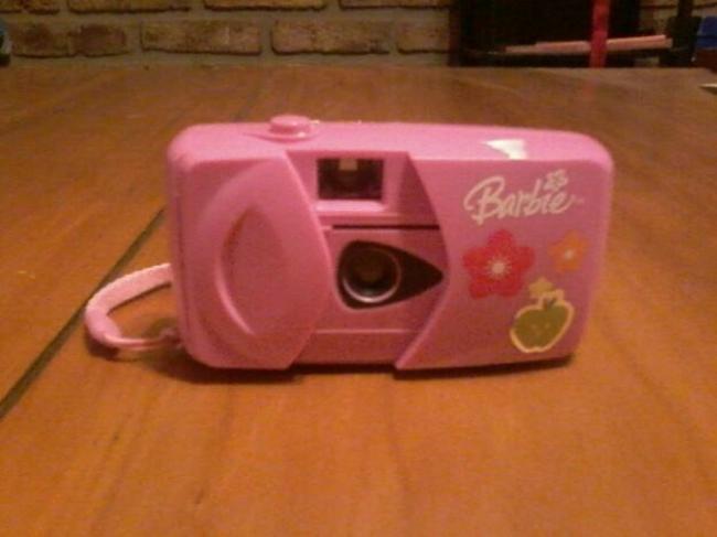 vendo camara de juguete de barbie