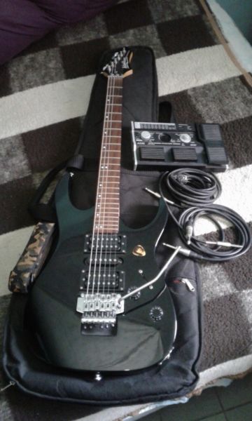 washburn wr154 + korg ax5g