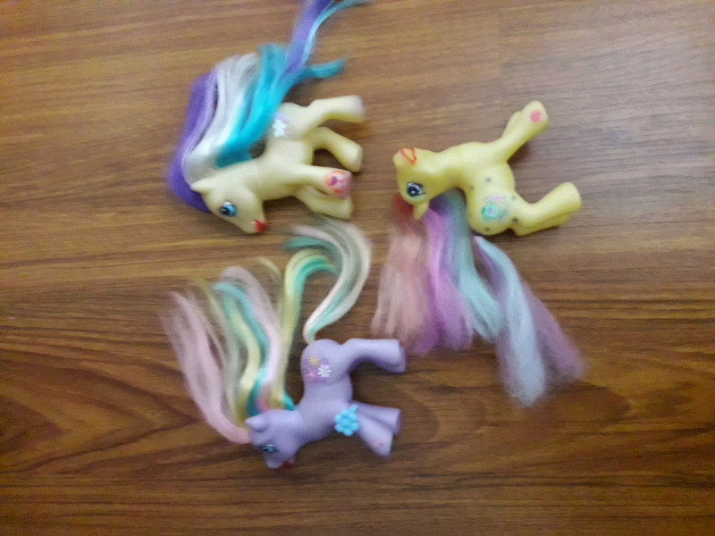 Muñecos juguetes my litle pony usados originales