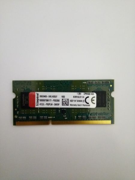 SODIMM DDR3 4GB MHZ KINGSTON