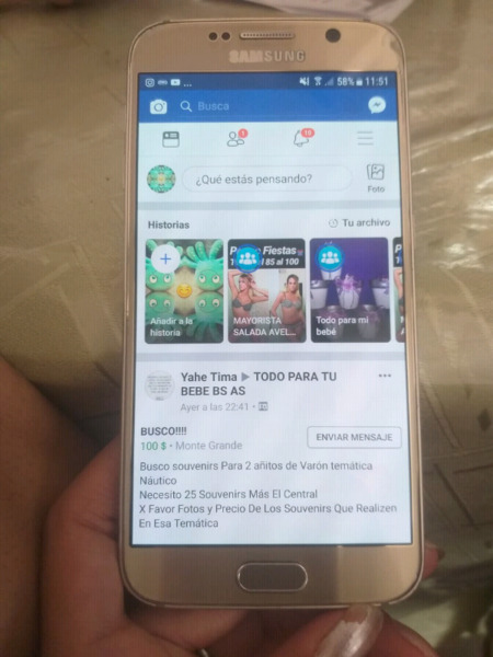 Samsung S6 vendo