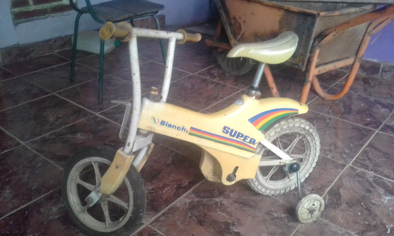 Bicicleta antigua bianchi