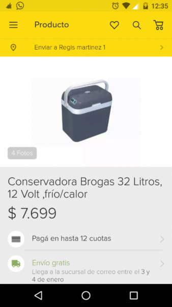 Conservadora eléctrica 12v