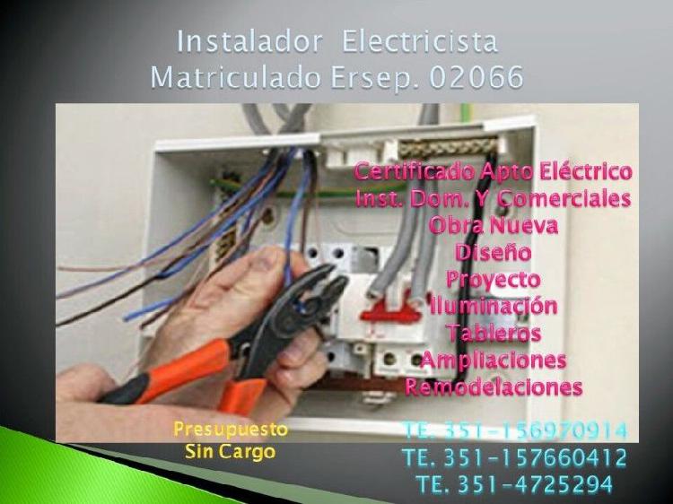 Instalador Electricista - Ese 02066