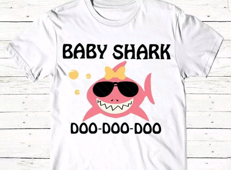 Remera para niños Baby Shark
