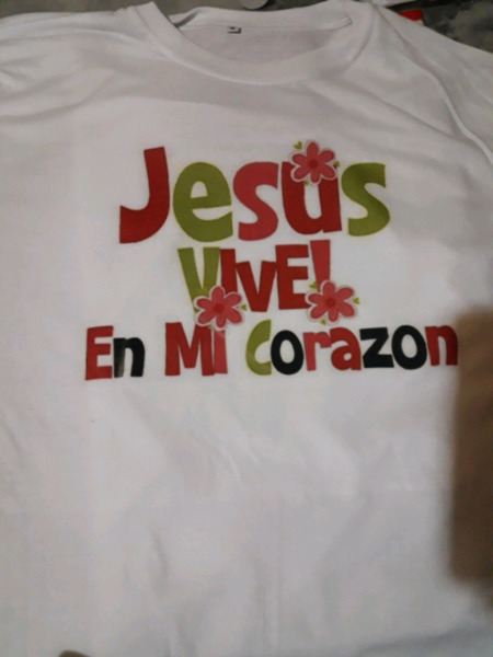 Remeras cristianas por pedido