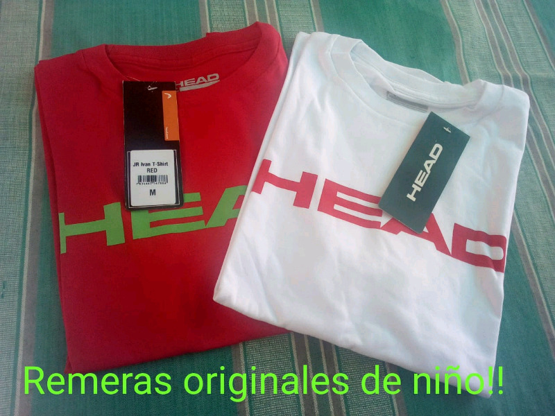 Remeras de Niño Head.