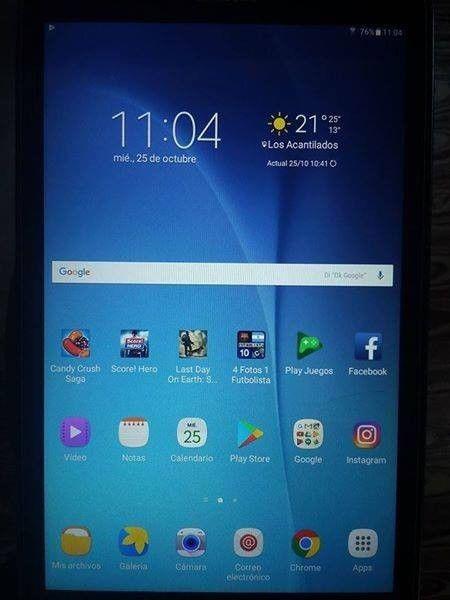 Tablet Samsung Tab E 16GB pantalla 10'' quad-core 1.5GHZ de