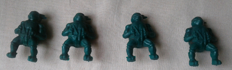 Tortuga ninja 6 x 4.5 cm a cada una