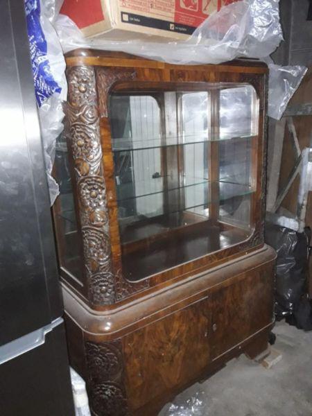 VITRINA CRISTALERO ANTIGUO EXELENTE