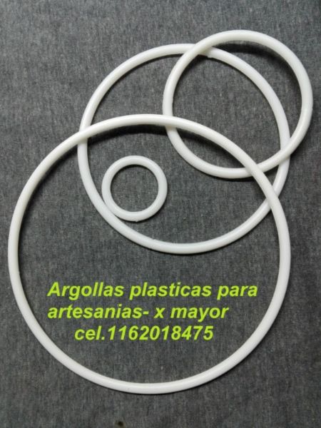 argollas plasticas x mayor