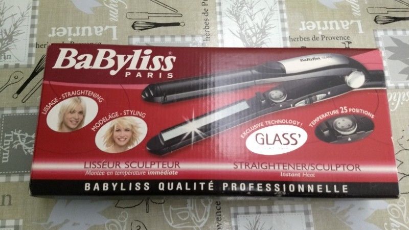 planchita plancha para el pelo Babyliss Paris Glass