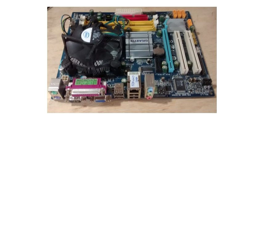 Combo Mother Gigabyte Ga-945gcm-s2c + Micro Intel 2 Núcleos