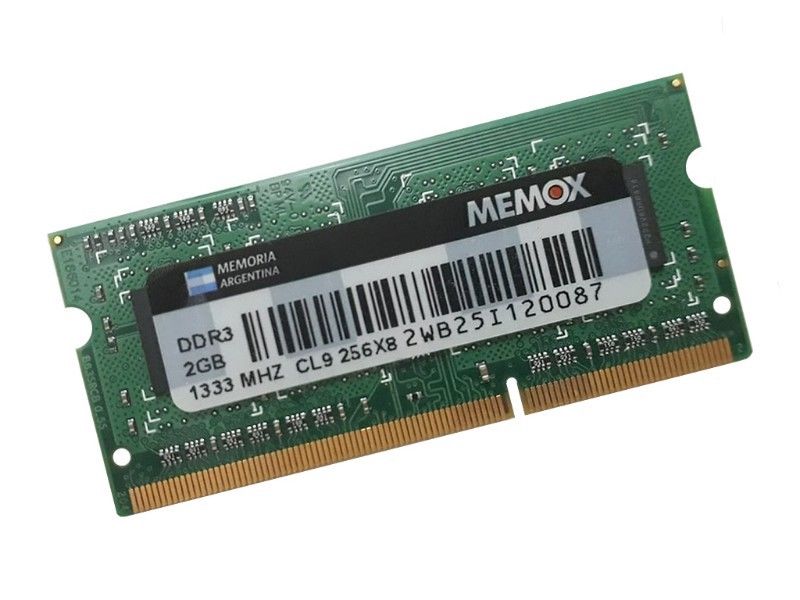 Memoria Notebook/Netbook DDR3 2GBmhz So-dimm Pc