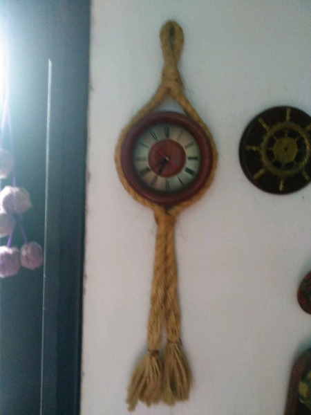 reloj nautico madera