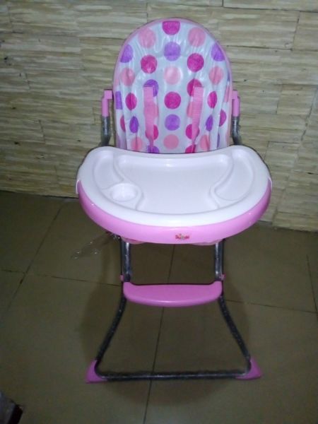 silla de comer para bebe plegable usada