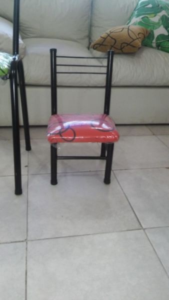 sillas metalicas reforzadas infantiles x 10 unidades