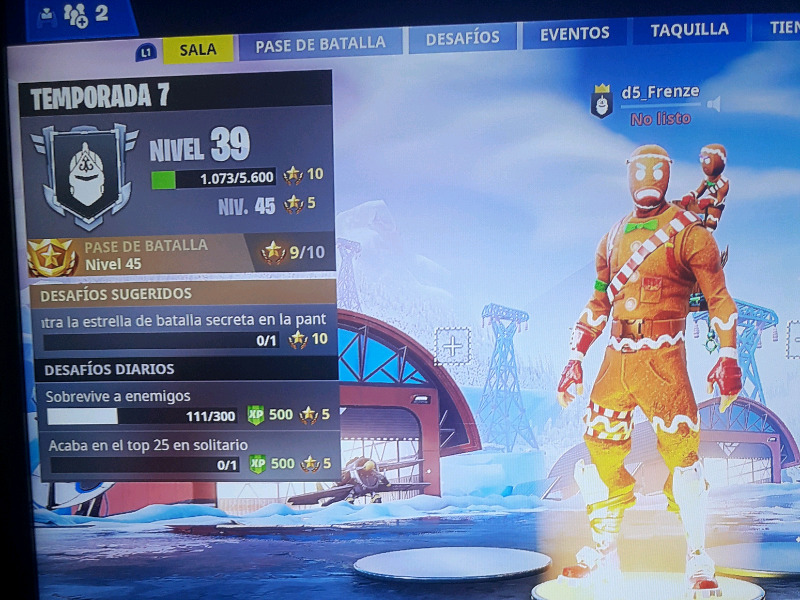 Cuenta de Fortnite PS4