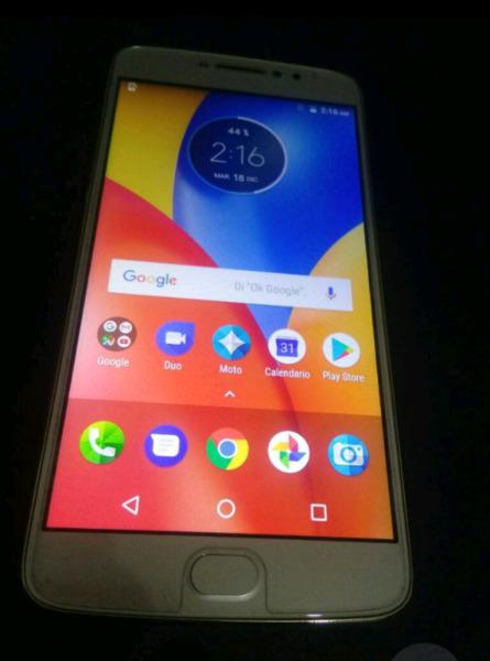 Moto e4 plus libre impecable