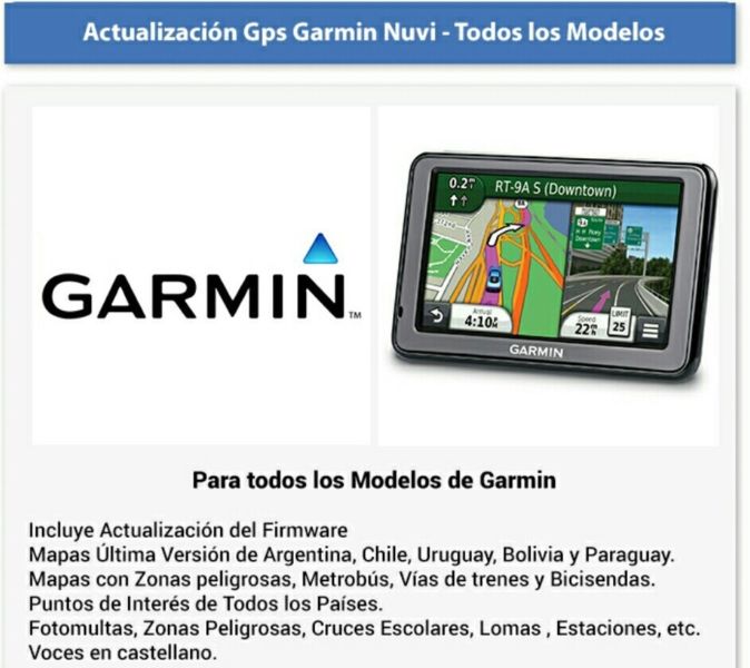 ACTUALIZACIÓN GPS GARMIN