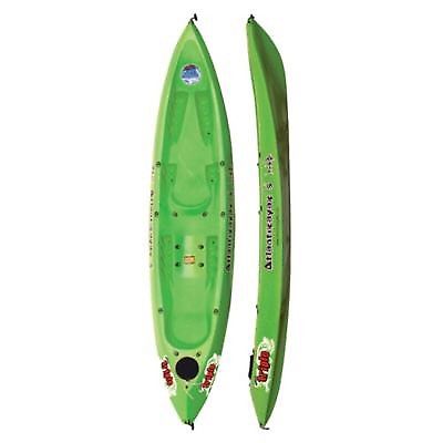 Kayak triplo verde Atlantikayaks [UNA TEMPORADA DE USO]