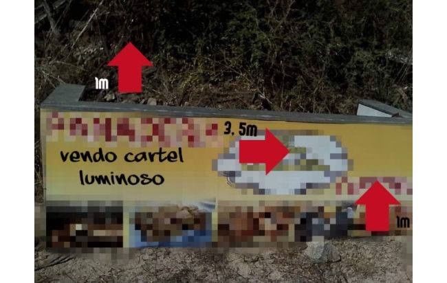 Vendo cartel luminoso