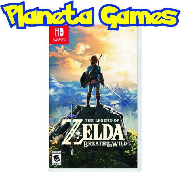 Zelda Breath of The Wild Nintendo Switch Fisicos Nuevos Caja