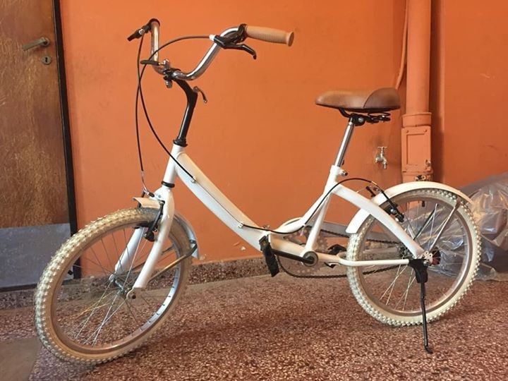Bicicleta Plegable Blanca NUEVA