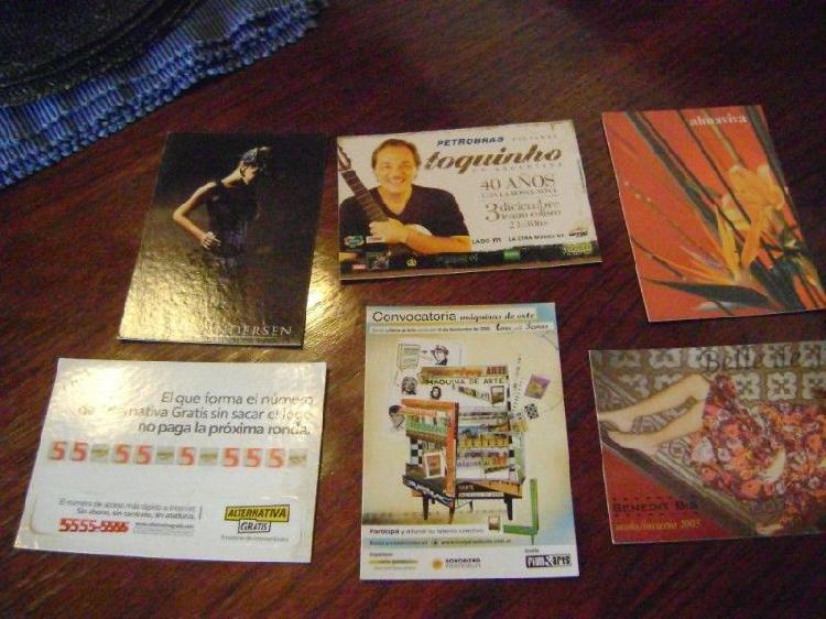 Lote De 20 Postales Lote 1 Para Coleccionistas Propagandas