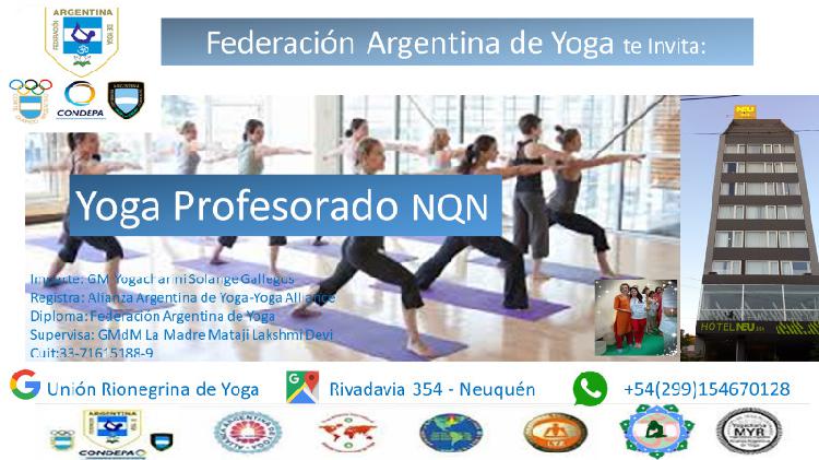 Profesorado de Yoga NQN