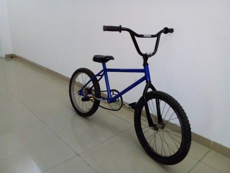 Bicicleta Bmx Rodado 20 Azul Metalizado Grd