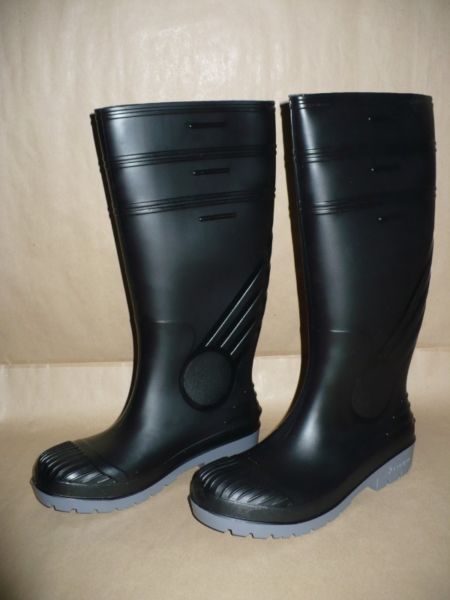 Bota PVC Escorpio Trabajo Lluvia Industrial SIN Puntera