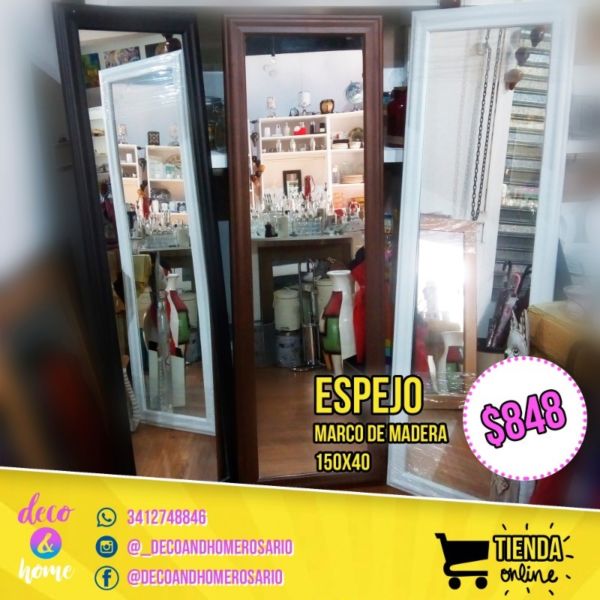 Espejos de 150x40