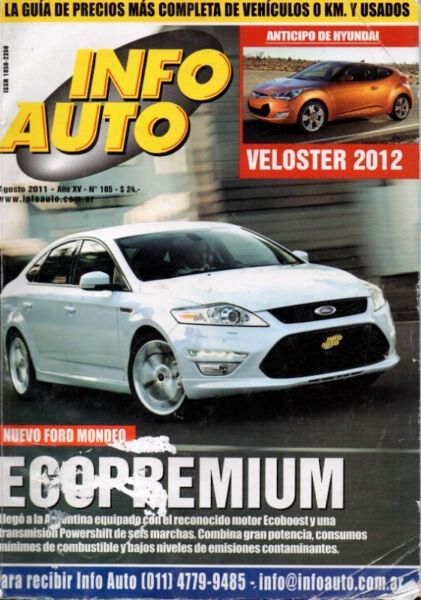 REVISTAS INFOAUTO JULIO Y AGOSTO  Y FEBRERO 