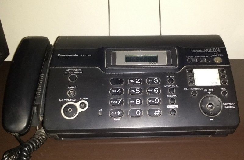 Vendo Fax Panasonic KX-FT938 (Impecable) $