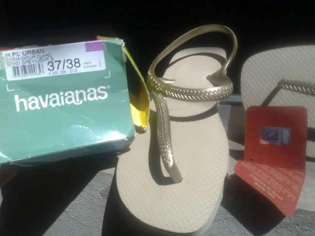 ojotas havaianas originales y nuevas obviamente 