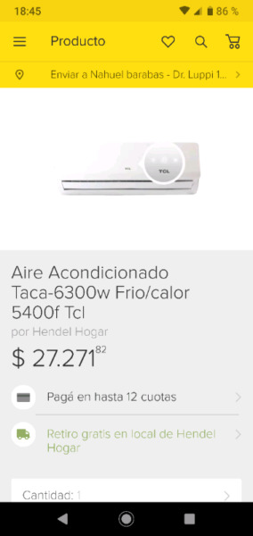 Aire acondicionado split