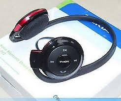 Auricular por bluetooth marca blue. con micro sd, con